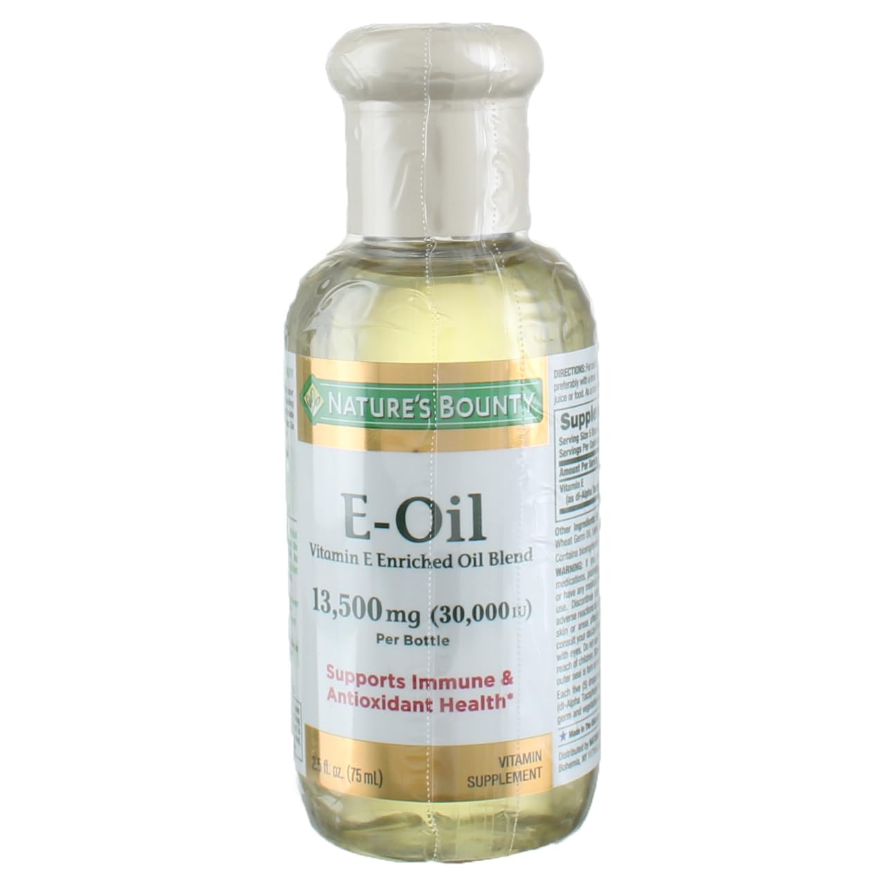 Product image of Nature's Bounty Vitamin E Oil 30 000iu 2.5 Fl. Oz